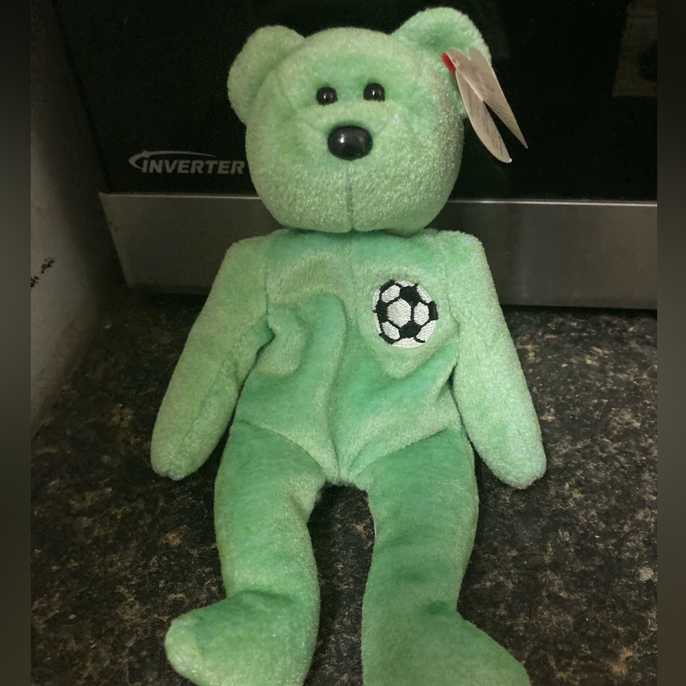 Retired beanie baby “kicks”